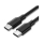 Kabel UGREEN Niklowany kabel USB-C 	US286 1.5m czarny